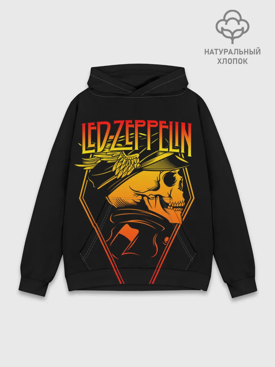 Худи мужской база хлопок / Led Zeppelin