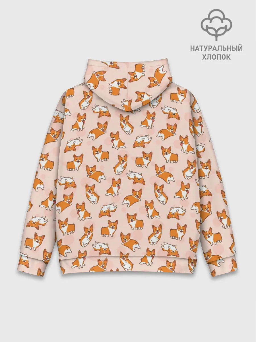 Худи мужской база хлопок / Корги