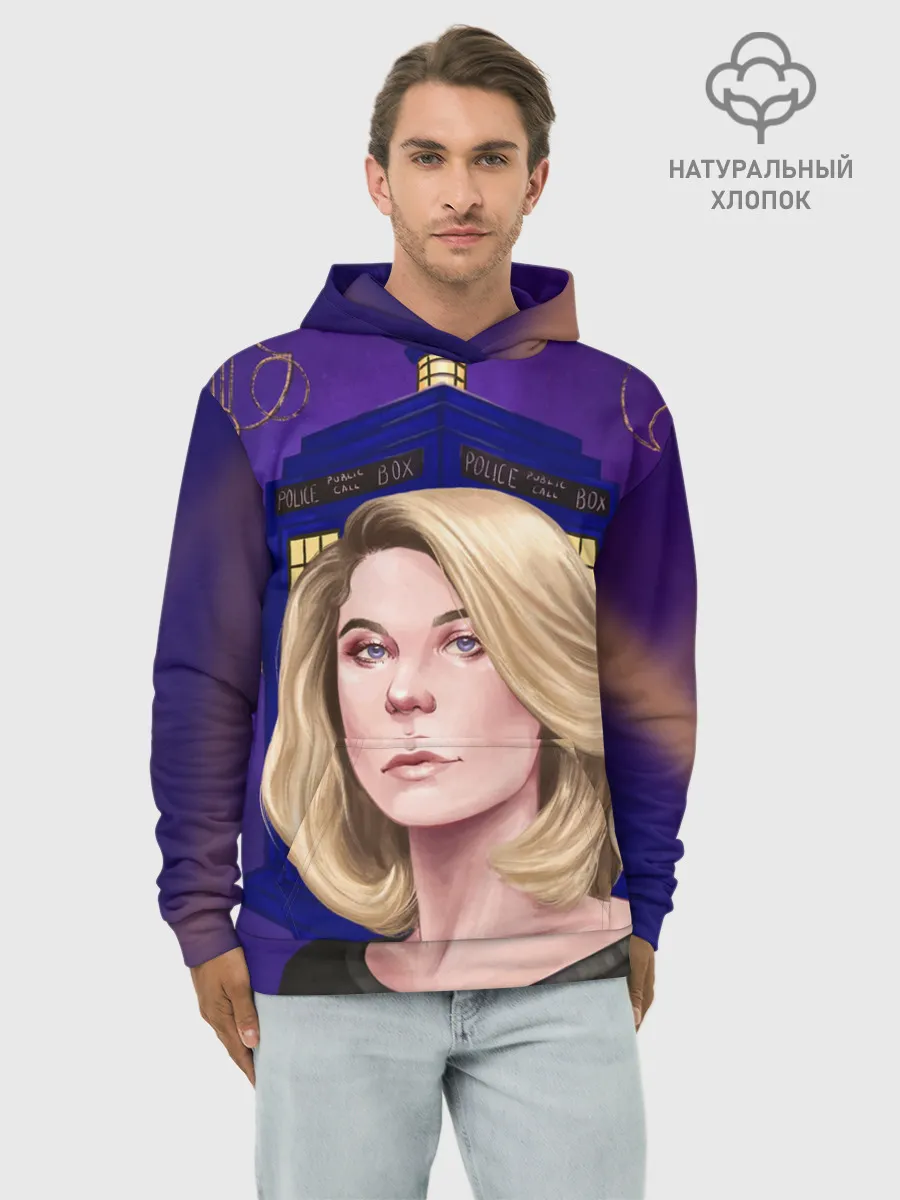 Худи мужской база хлопок / ДОКТОР КТО