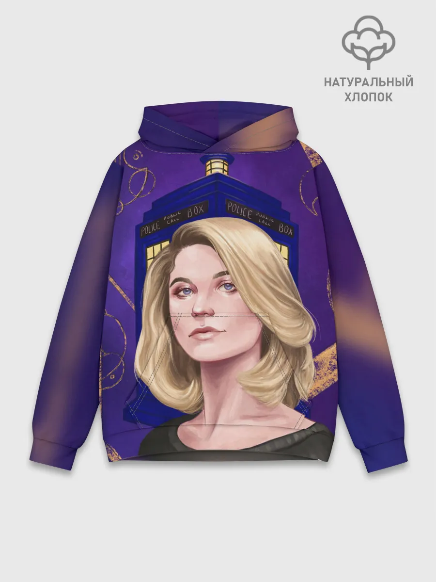 Худи мужской база хлопок / ДОКТОР КТО