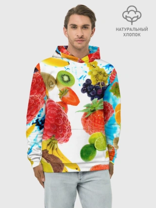 Худи мужской база хлопок / фрукты