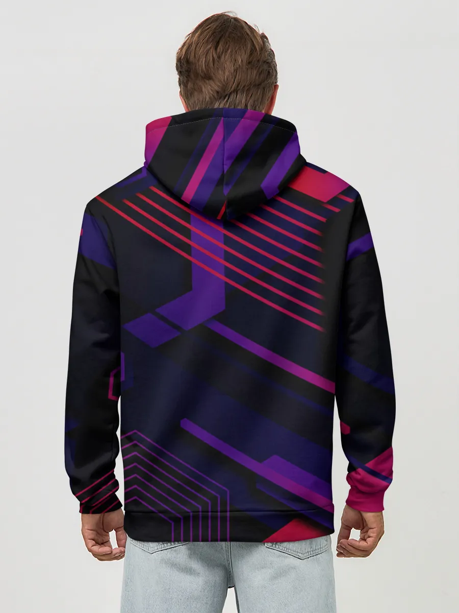 Худи мужской база хлопок / Modern Geometry