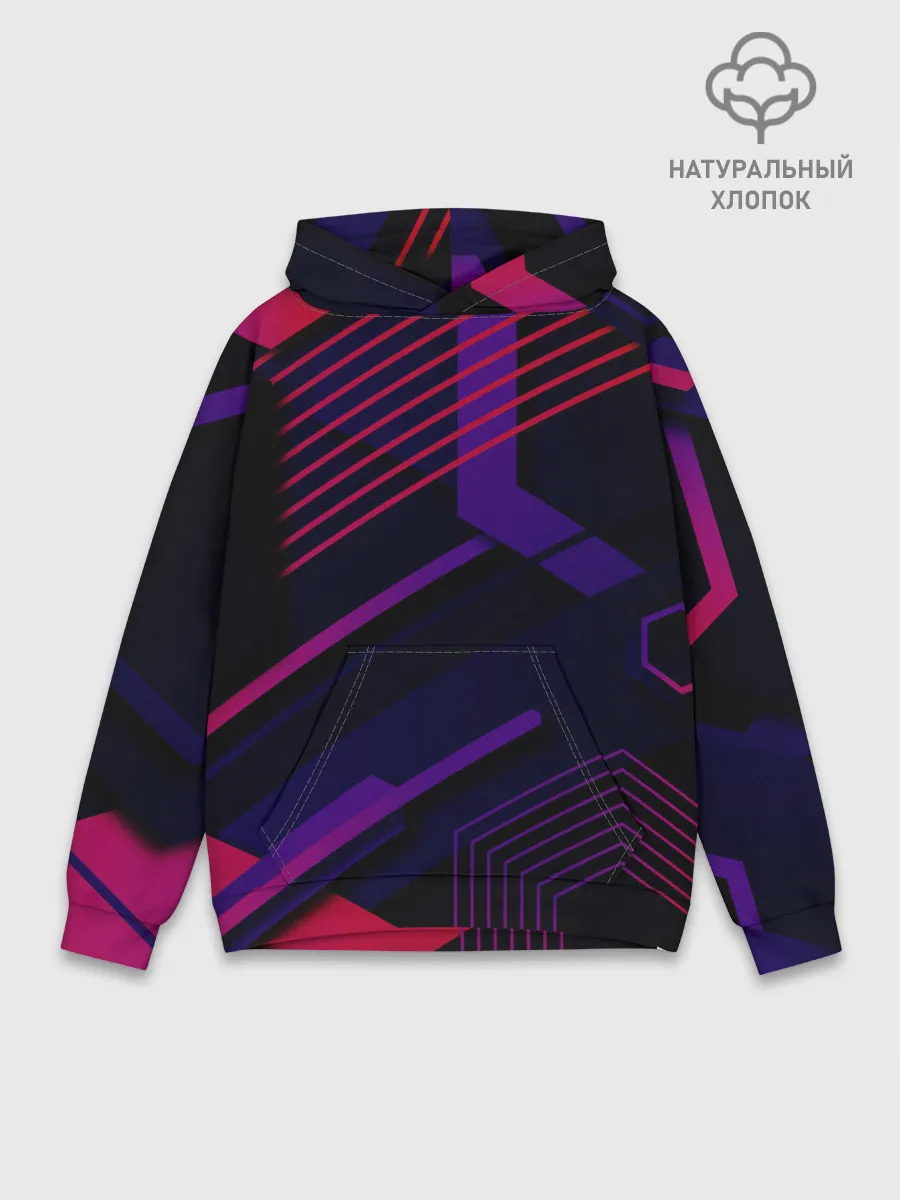Худи мужской база хлопок / Modern Geometry
