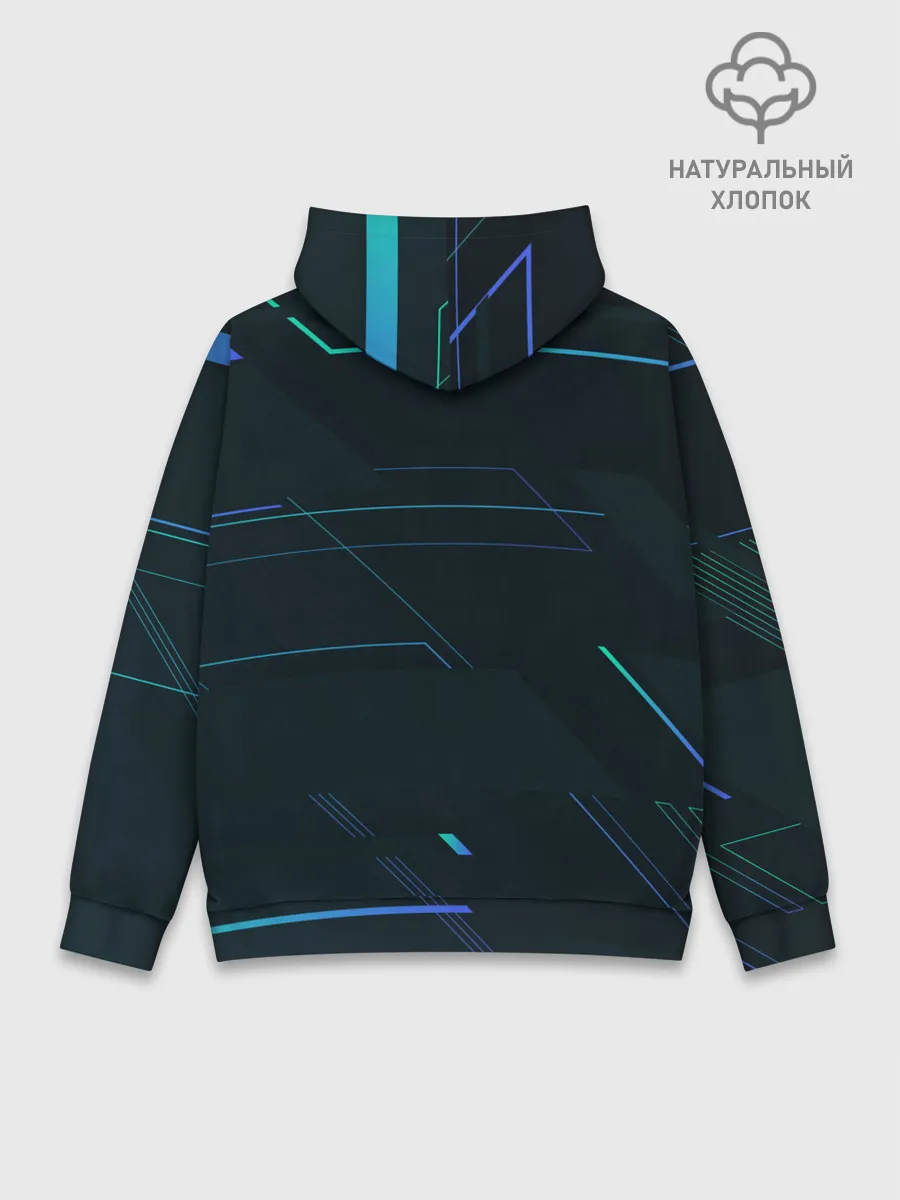 Худи мужской база хлопок / Modern Geometry