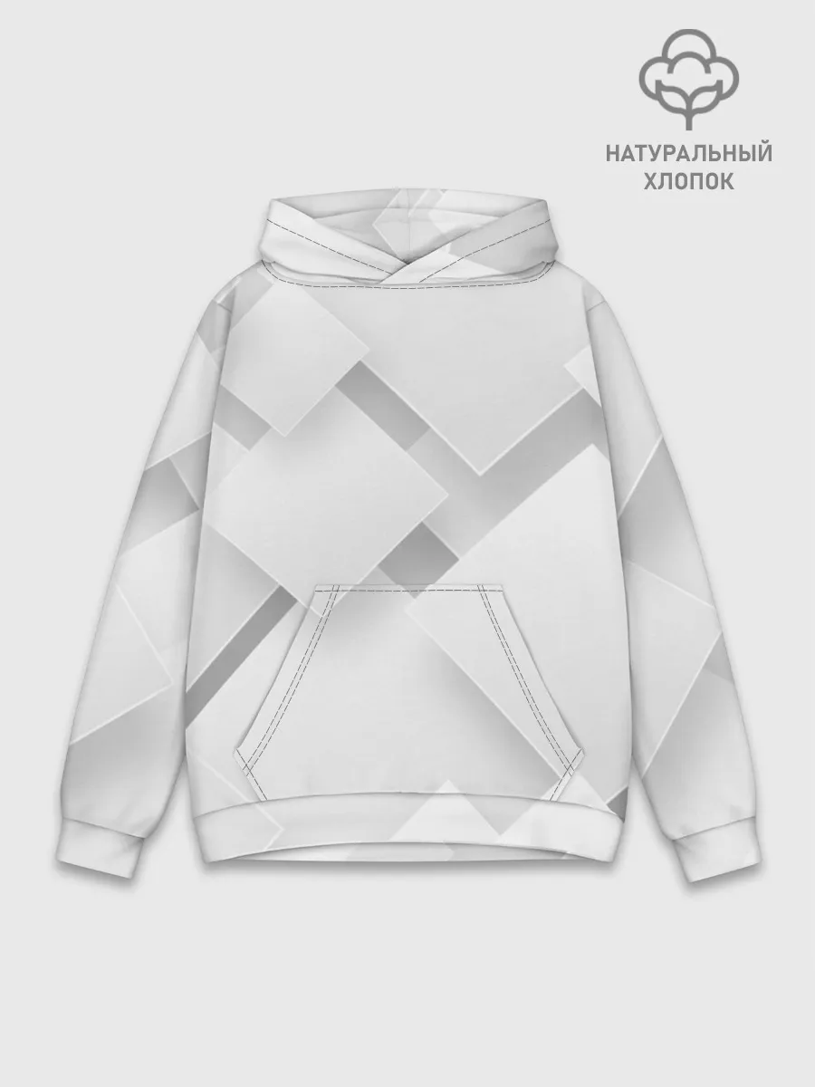 Худи мужской база хлопок / Геометрическая Абстракция