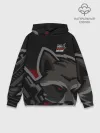 Худи мужской база хлопок / Форма Bad Raccoon