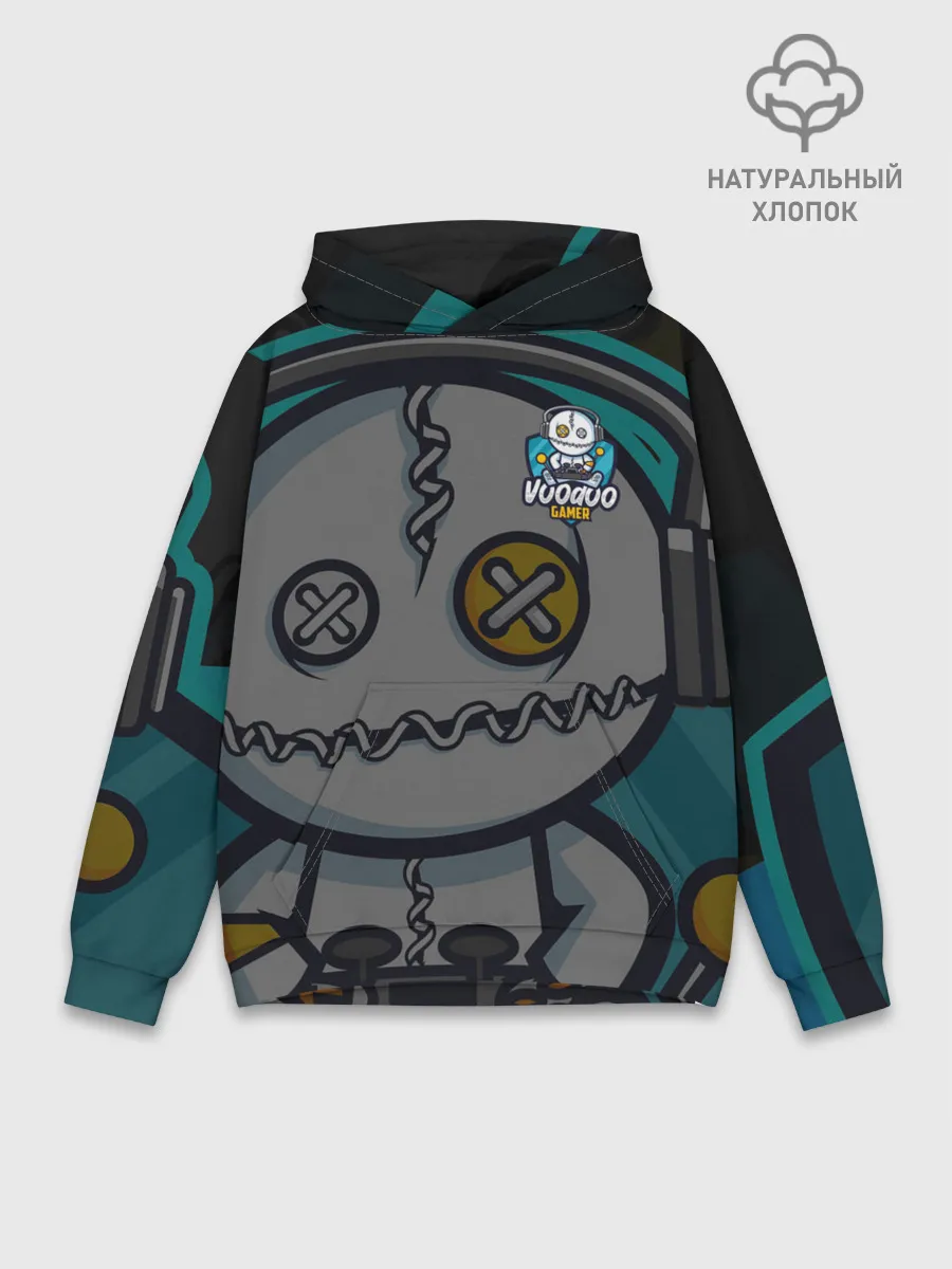 Худи мужской база хлопок / Форма Voodoo Gamer