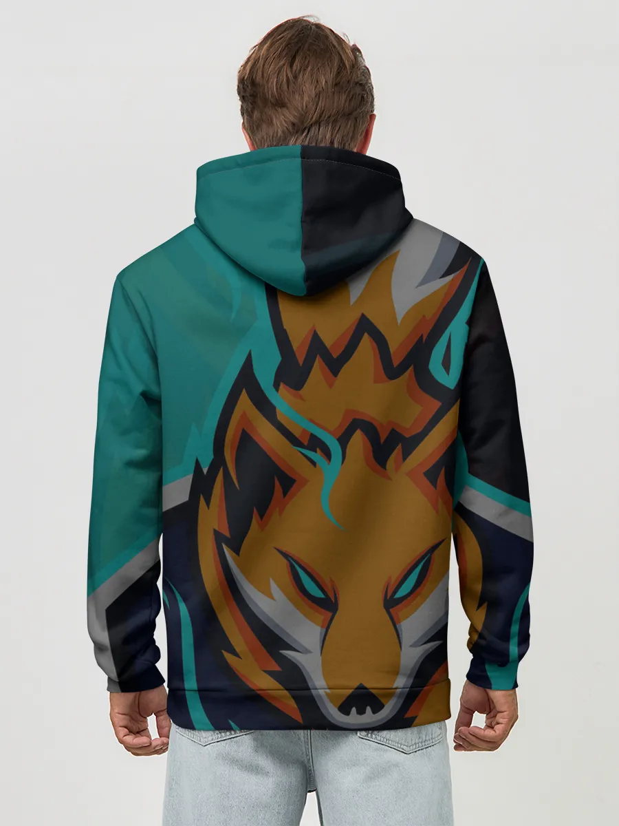 Худи мужской база хлопок / Форма Foxfire