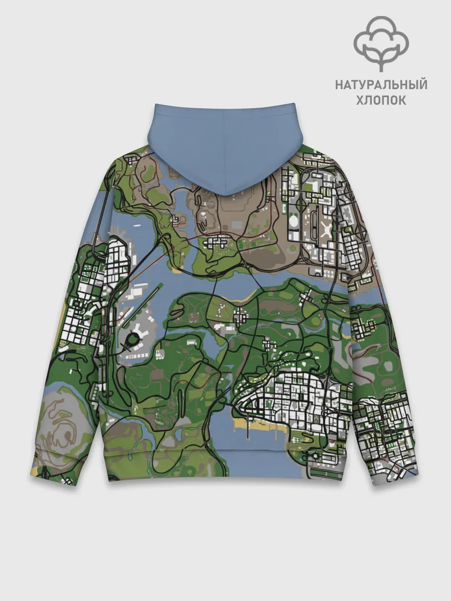 Худи мужской база хлопок / San andreas