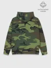 Худи мужской база хлопок / Военный камуфляж