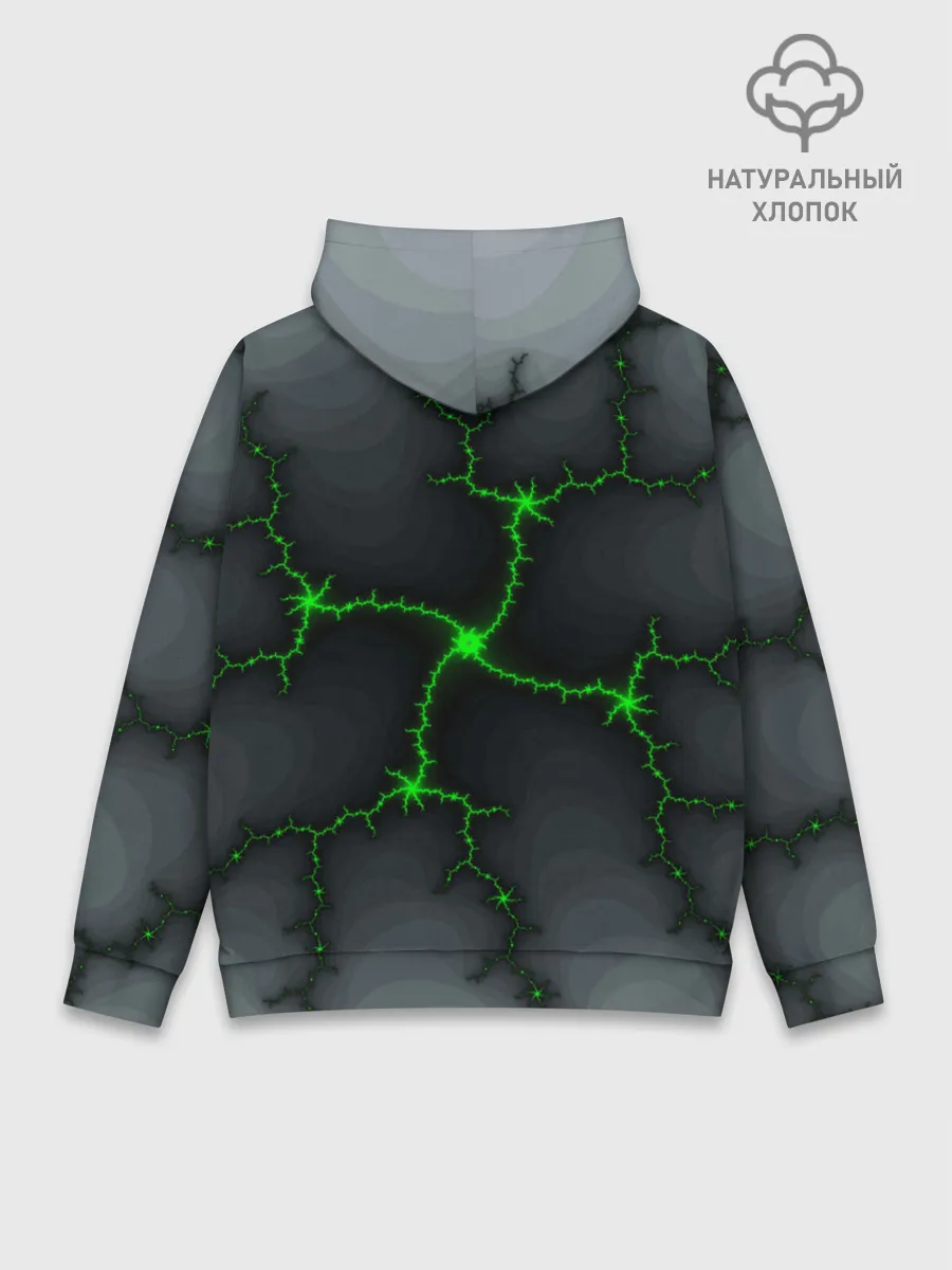 Худи мужской база хлопок / ABSTRACT LED