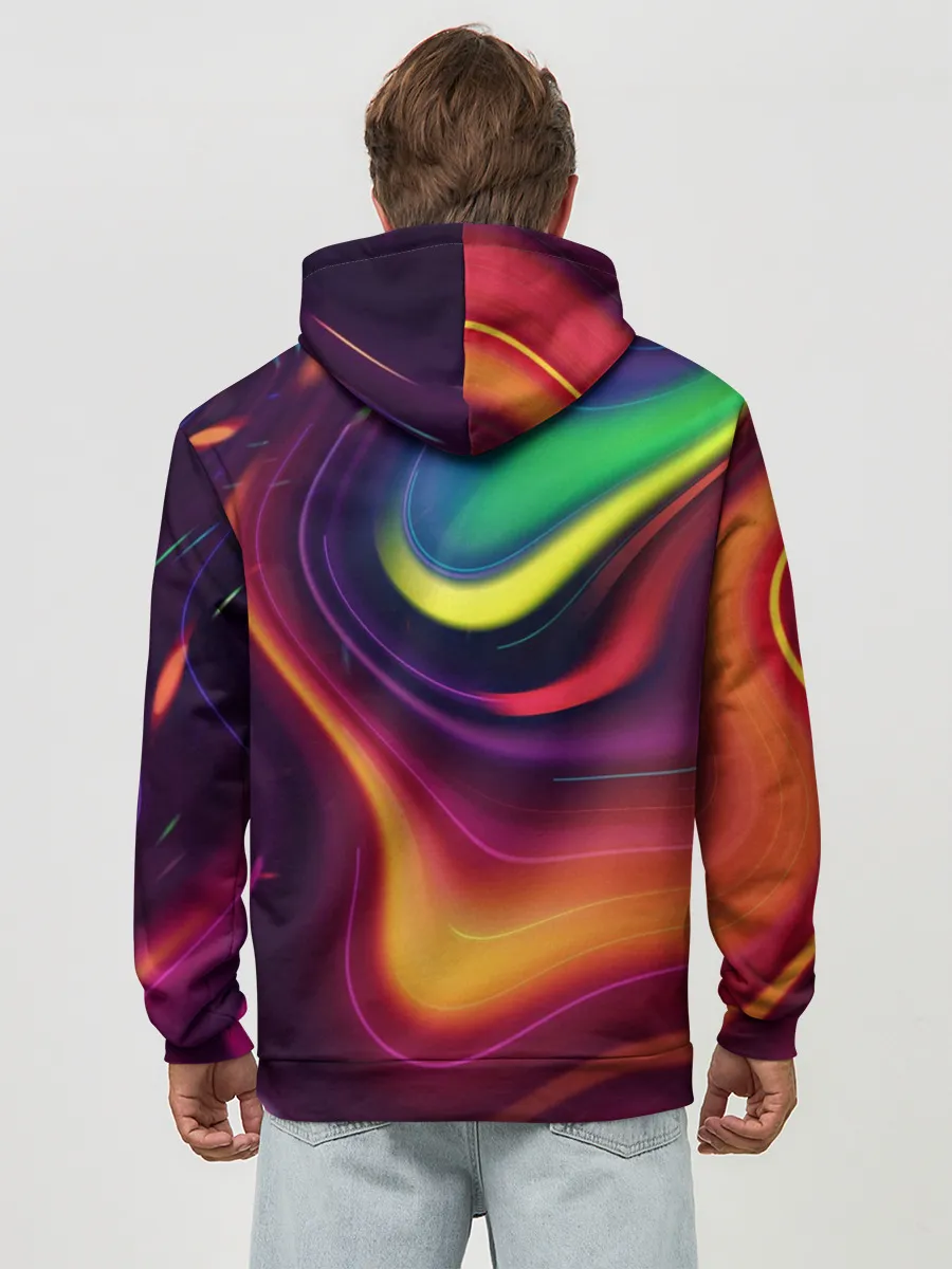 Худи мужской база хлопок / Acid Club