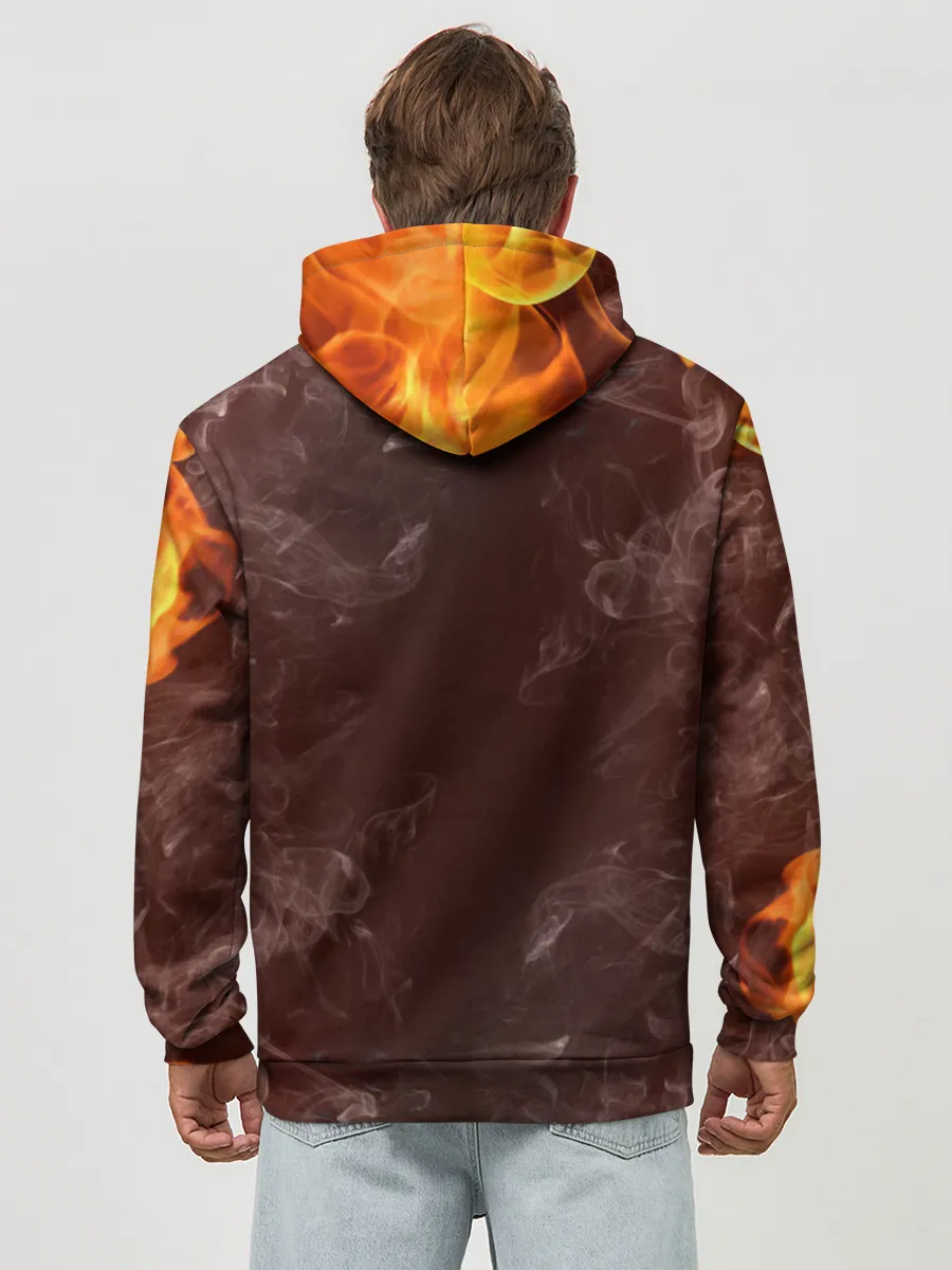 Худи мужской база хлопок / Metallica | Fire Rock