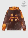 Худи мужской база хлопок / Metallica | Fire Rock