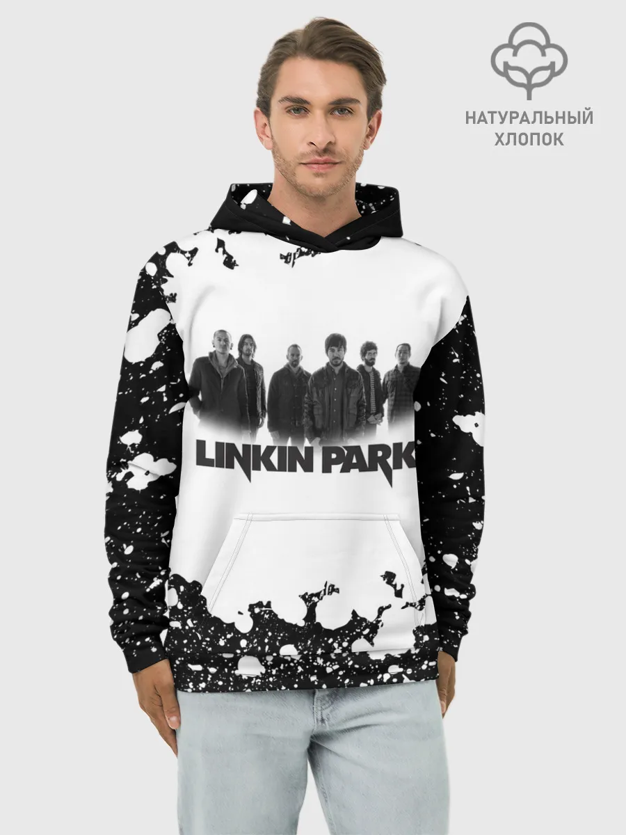 Худи мужской база хлопок / LINKIN PARK