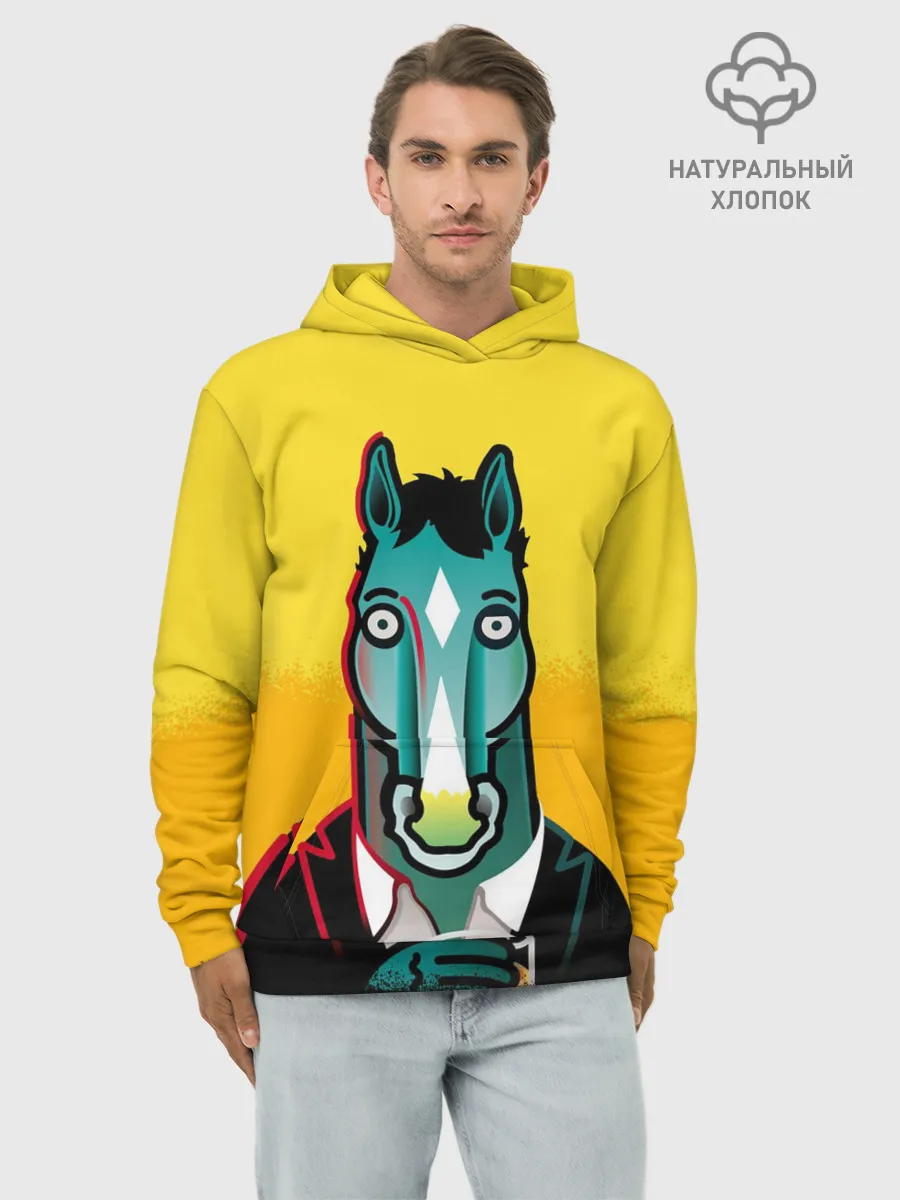 Худи мужской база хлопок / BoJack Horseman
