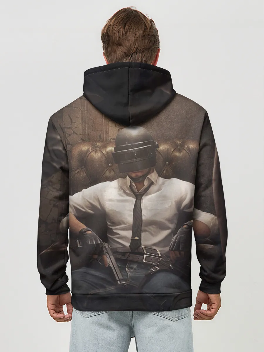 Худи мужской база хлопок / PUBG