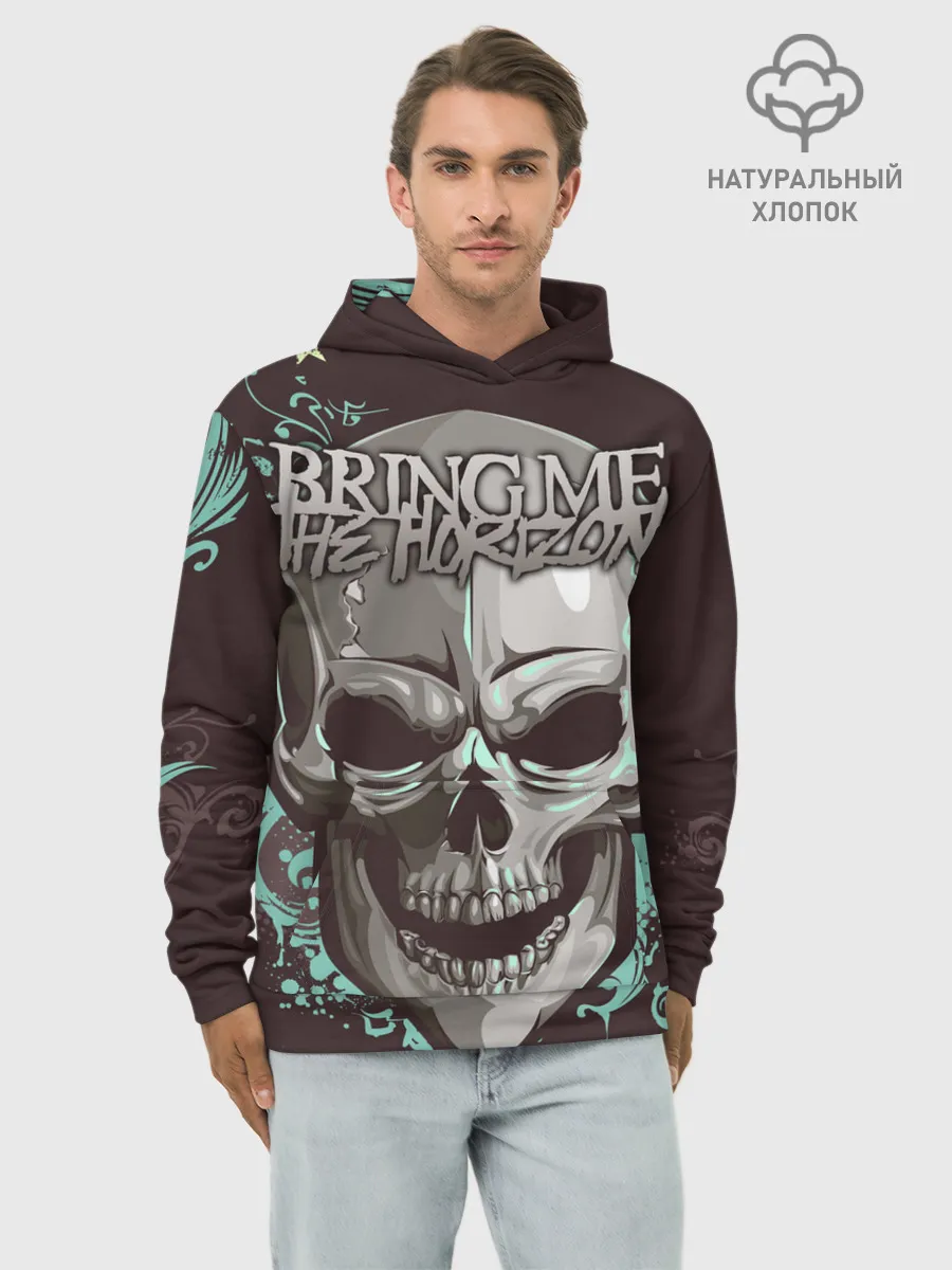 Худи мужской база хлопок / Bring Me the Horizon
