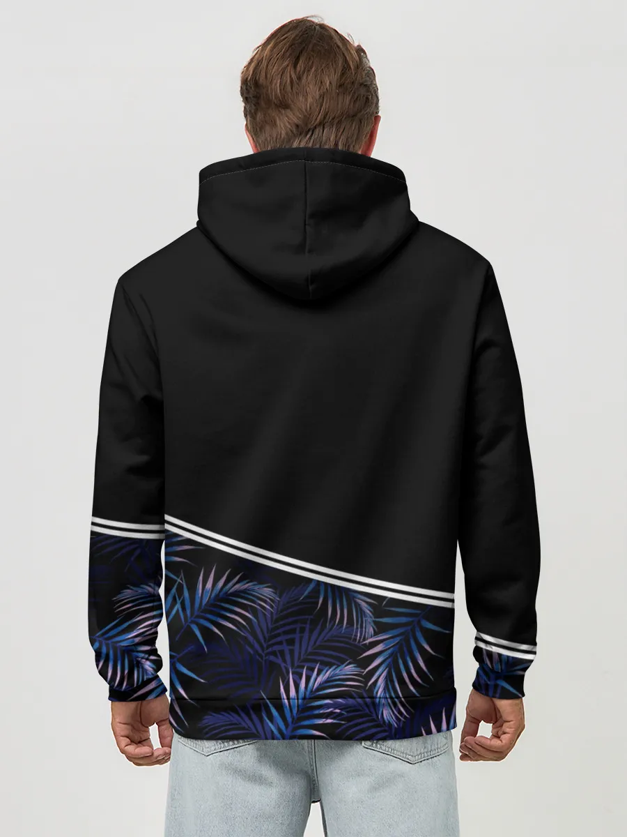 Худи мужской база хлопок / Тропические