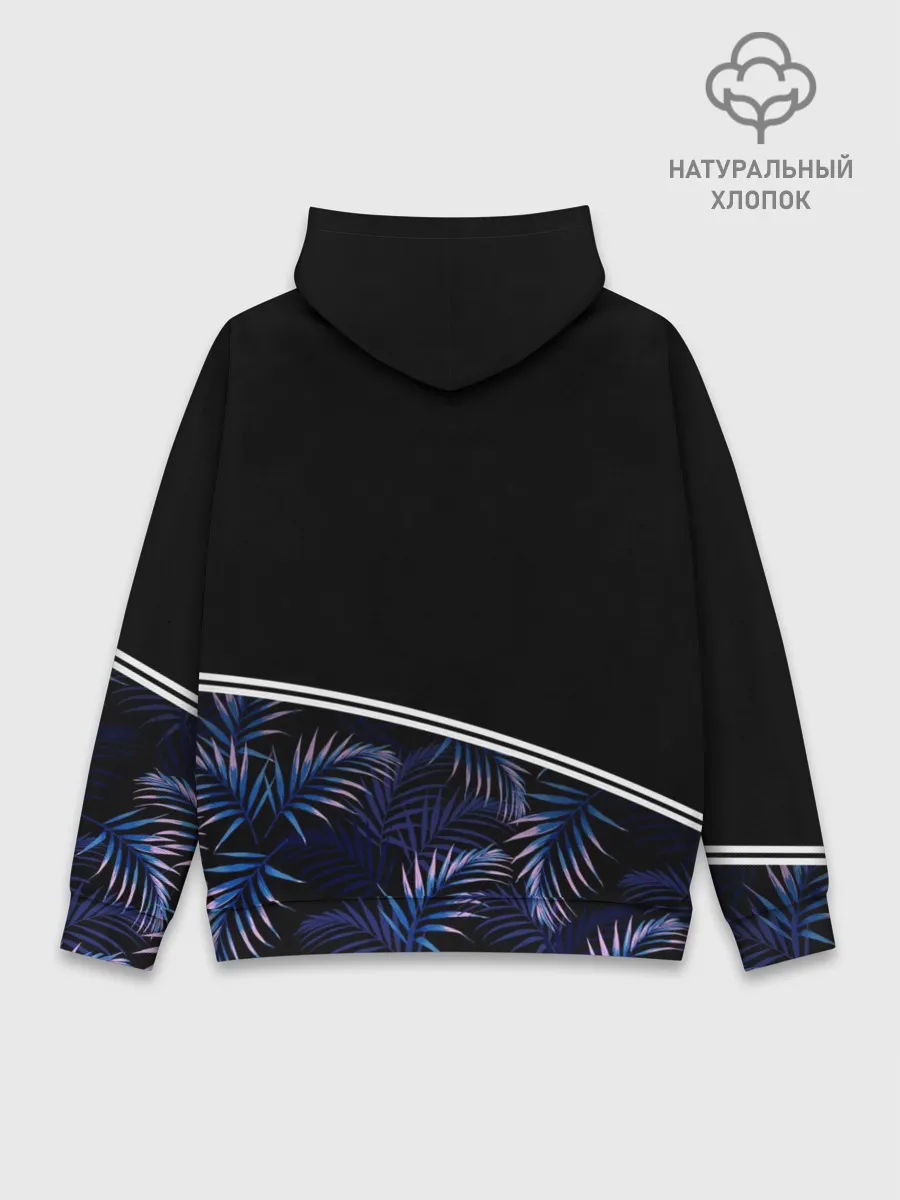 Худи мужской база хлопок / Тропические