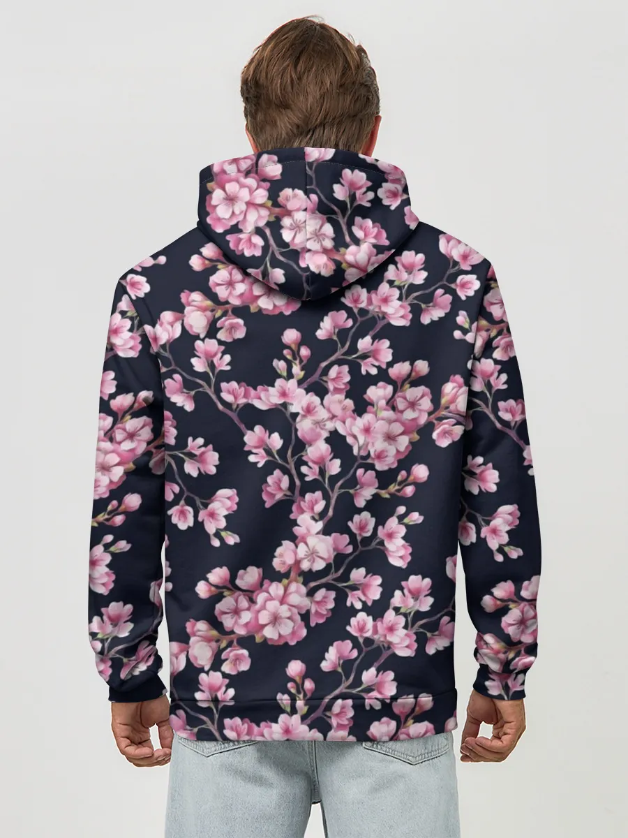 Худи мужской база хлопок / Сакура