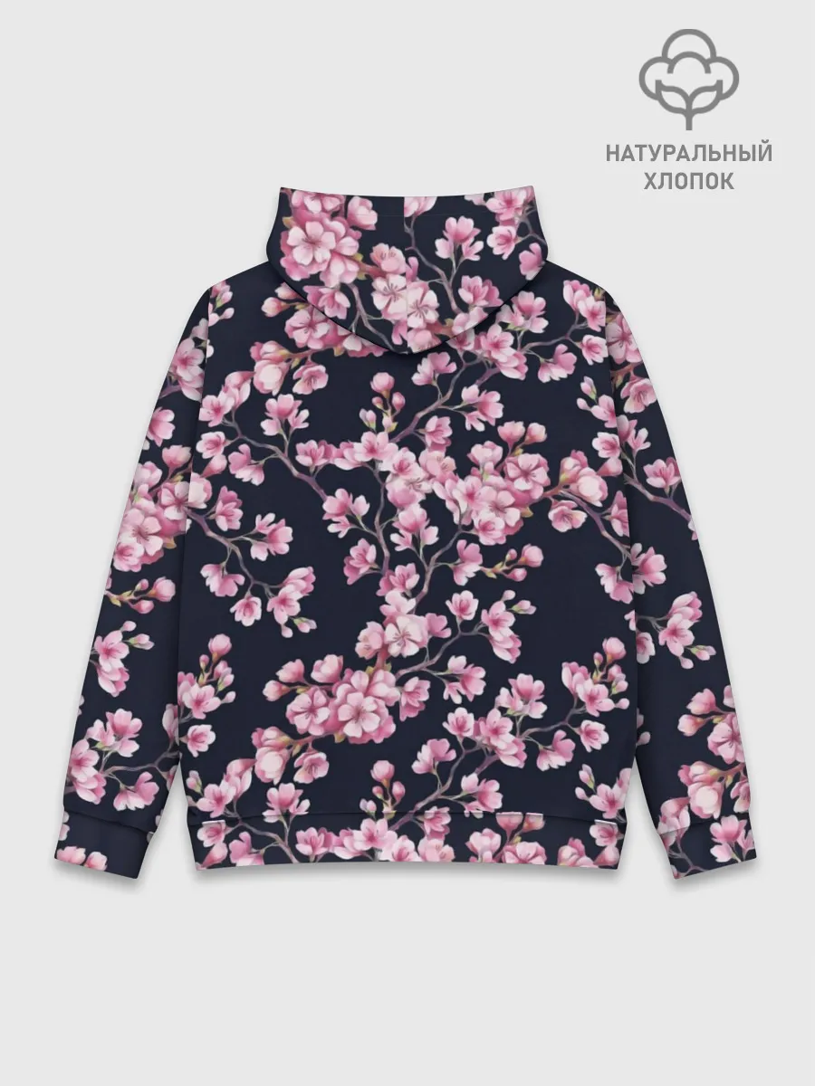 Худи мужской база хлопок / Сакура