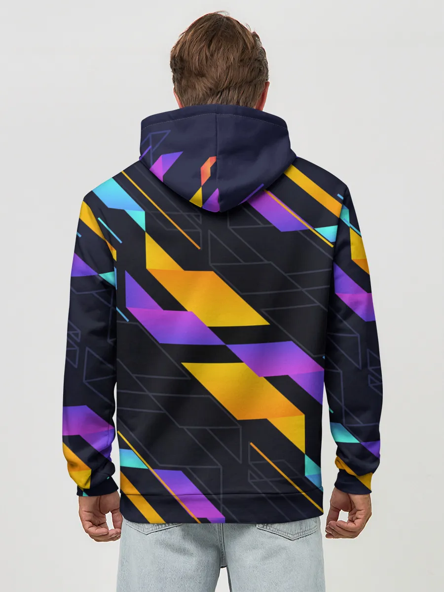 Худи мужской база хлопок / Modern Geometry