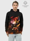 Худи мужской база хлопок / Burning Kamado