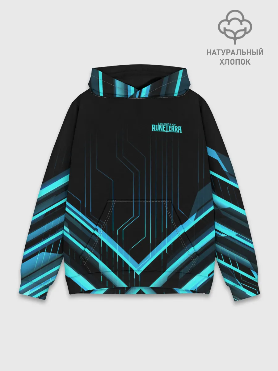 Худи мужской база хлопок / Legends of Runeterra