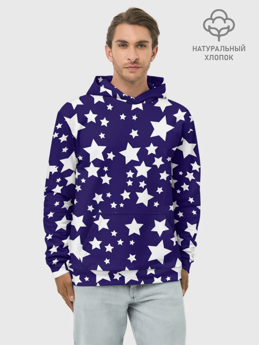 Худи мужской база хлопок / ЗВЕЗДОЧКИ