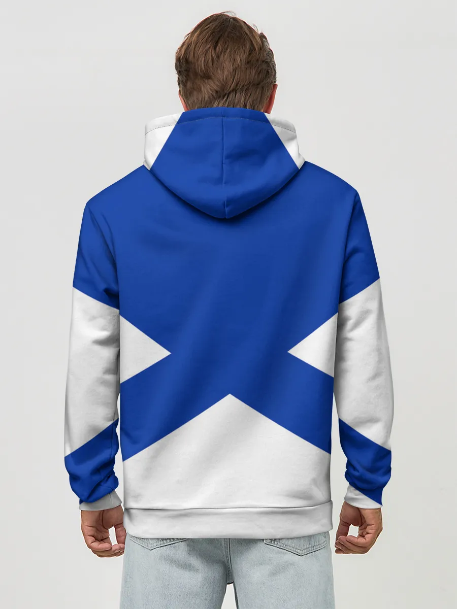 Худи мужской база хлопок / Военно - морской флот