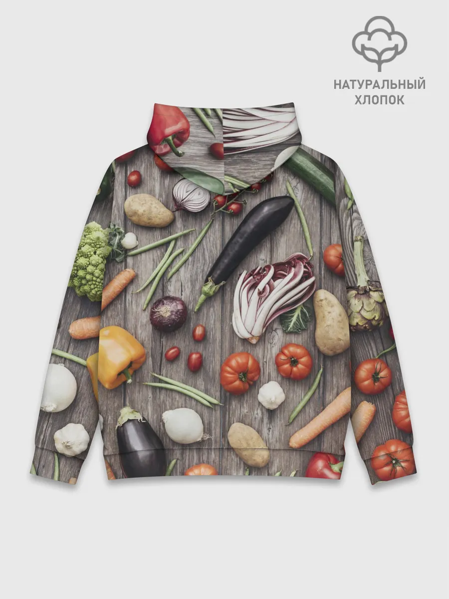 Худи мужской база хлопок / Еда