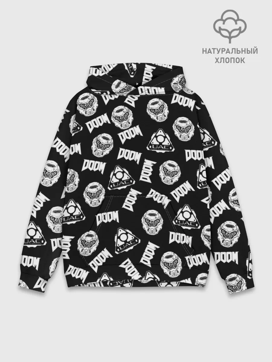 Худи мужской база хлопок / Doom Eternal