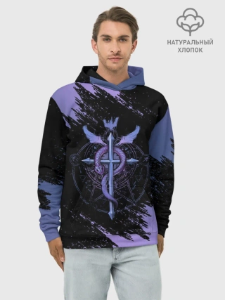 Худи мужской база хлопок / Стальной алхимик | Fullmetal Alchemist