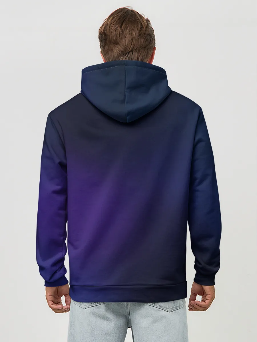 Худи мужской база хлопок / Дзюдо Инуи