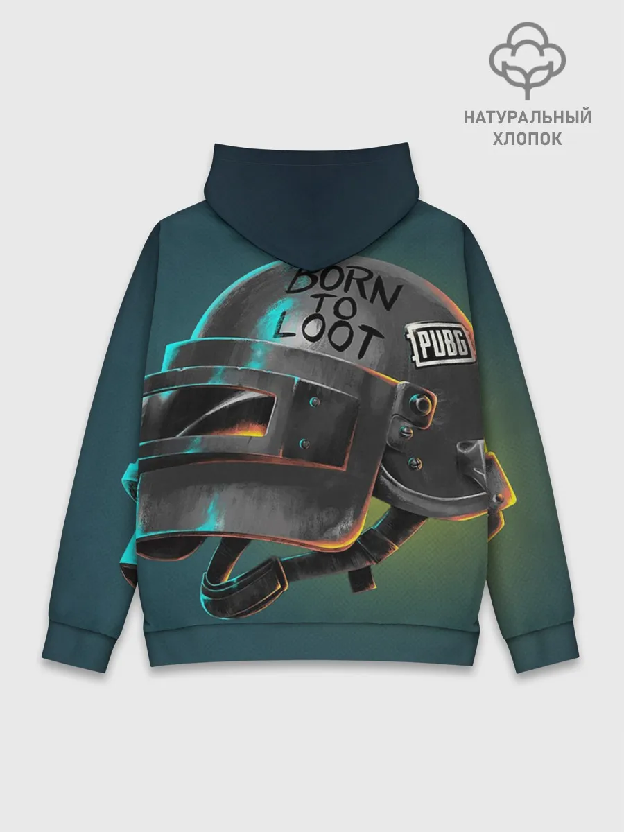 Худи мужской база хлопок / PUBG