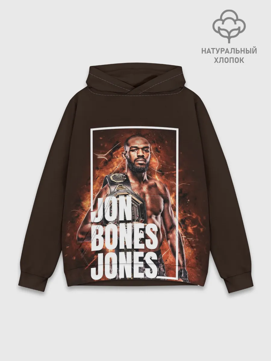Худи мужской база хлопок / Jon Jones