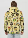 Худи мужской база хлопок / Thinking emoji skins