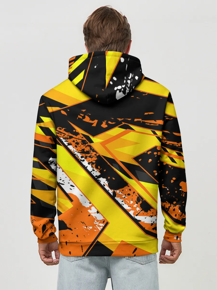 Худи мужской база хлопок / orange cheeky rust