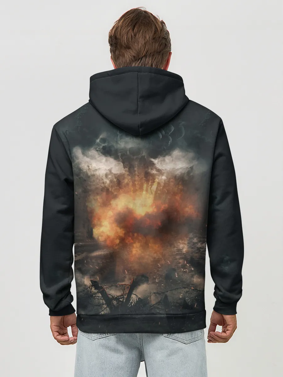 Худи мужской база хлопок / Sabaton Band