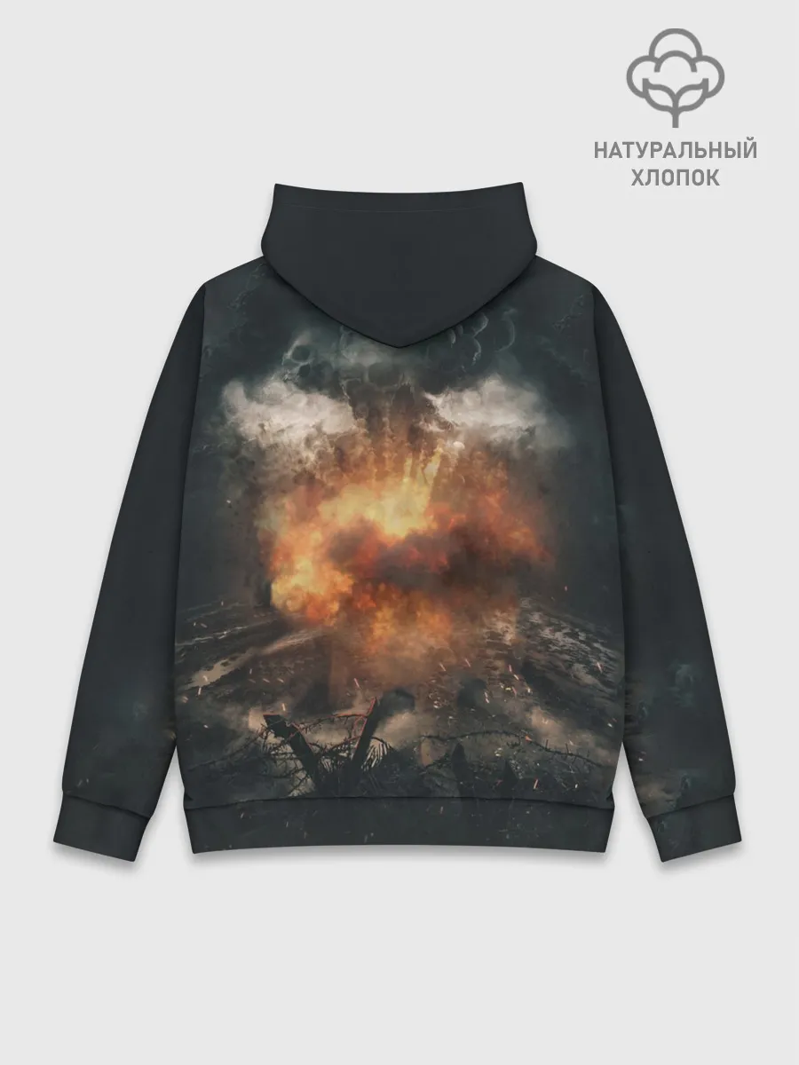 Худи мужской база хлопок / Sabaton Band