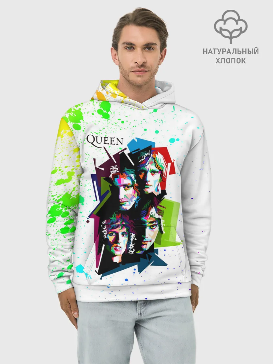 Худи мужской база хлопок / Queen