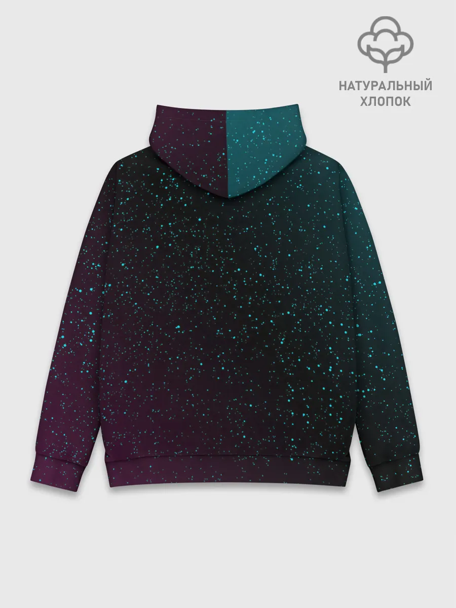 Худи мужской база хлопок / КОТ КТУЛХУ