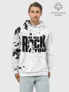 Худи мужской база хлопок / Queen - We Will Rock You