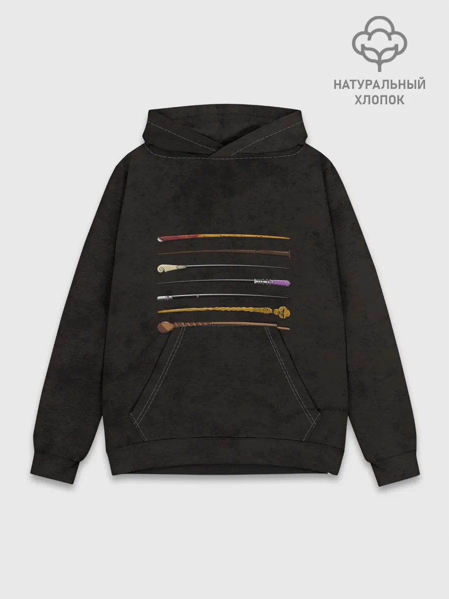 Худи мужской база хлопок / Волшебные палочки