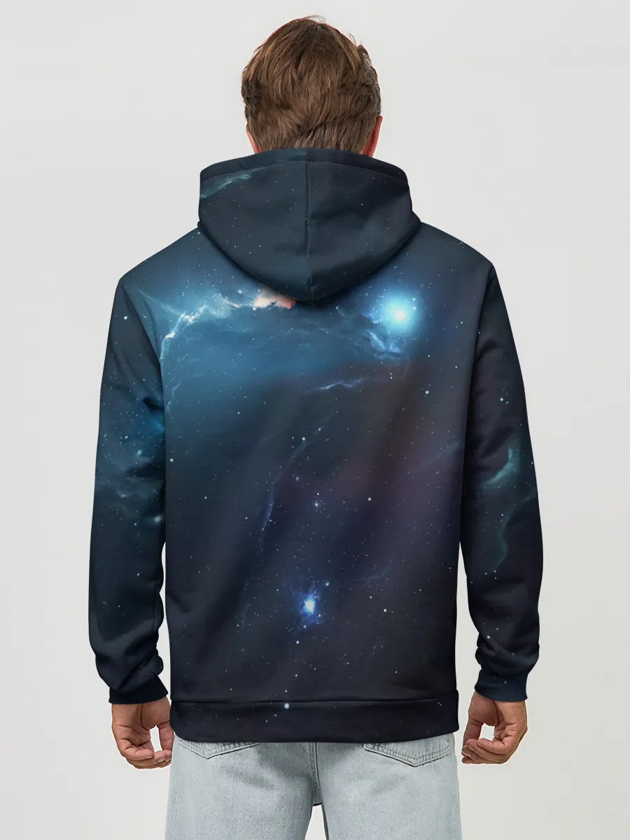 Худи мужской база хлопок / Spaceship