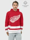 Худи мужской база хлопок / Детройт Ред Уингз
