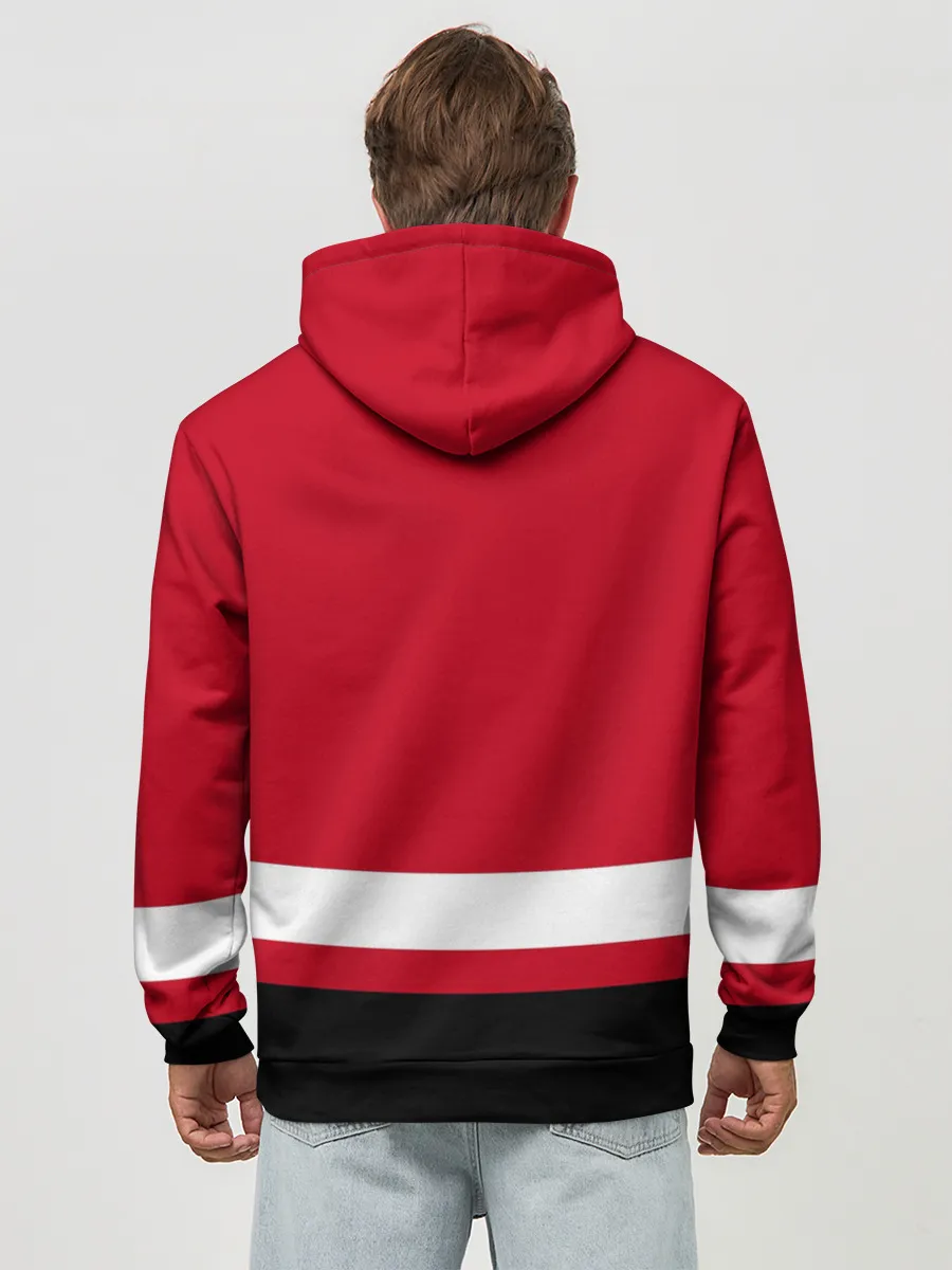 Худи мужской база хлопок / Chicago Blackhawks