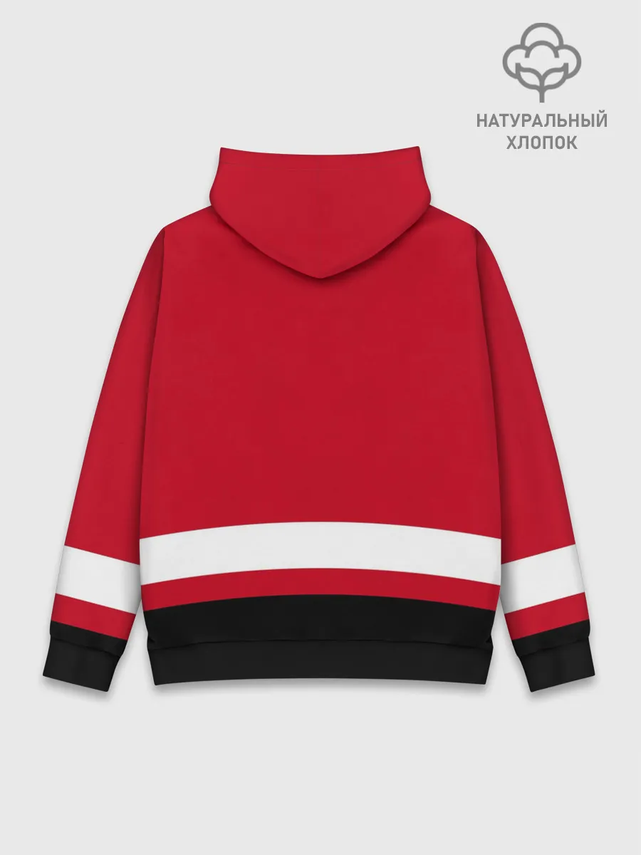 Худи мужской база хлопок / Chicago Blackhawks