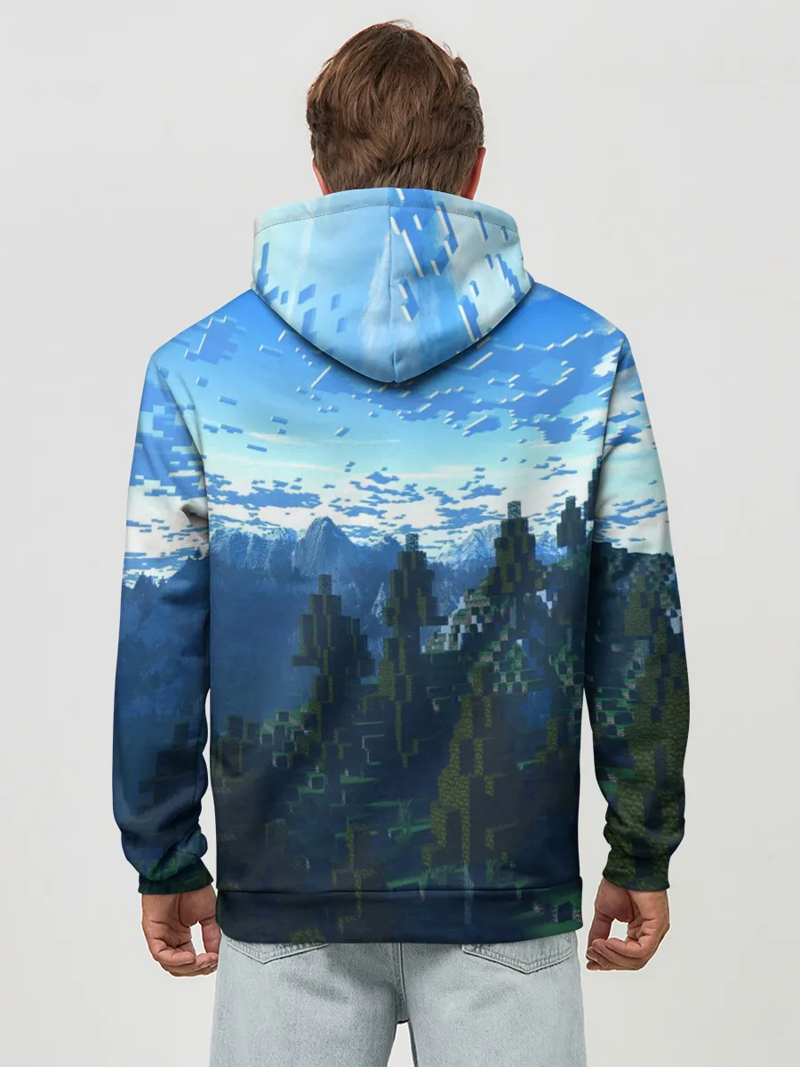 Худи мужской база хлопок / Minecraft / Майнкрафт